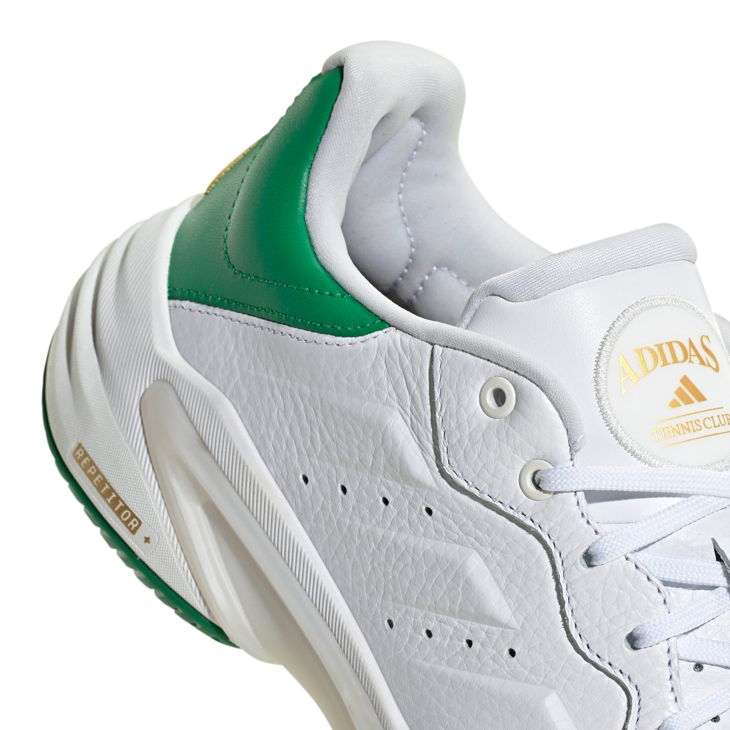 ADIDAS SHOE BARRICADE 13 LEATHER MN METALLIC/WHITE/GREEN (AW25)