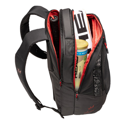 HEAD BAG PADEL BACKPACK COELLO PRO X 30L BLACK