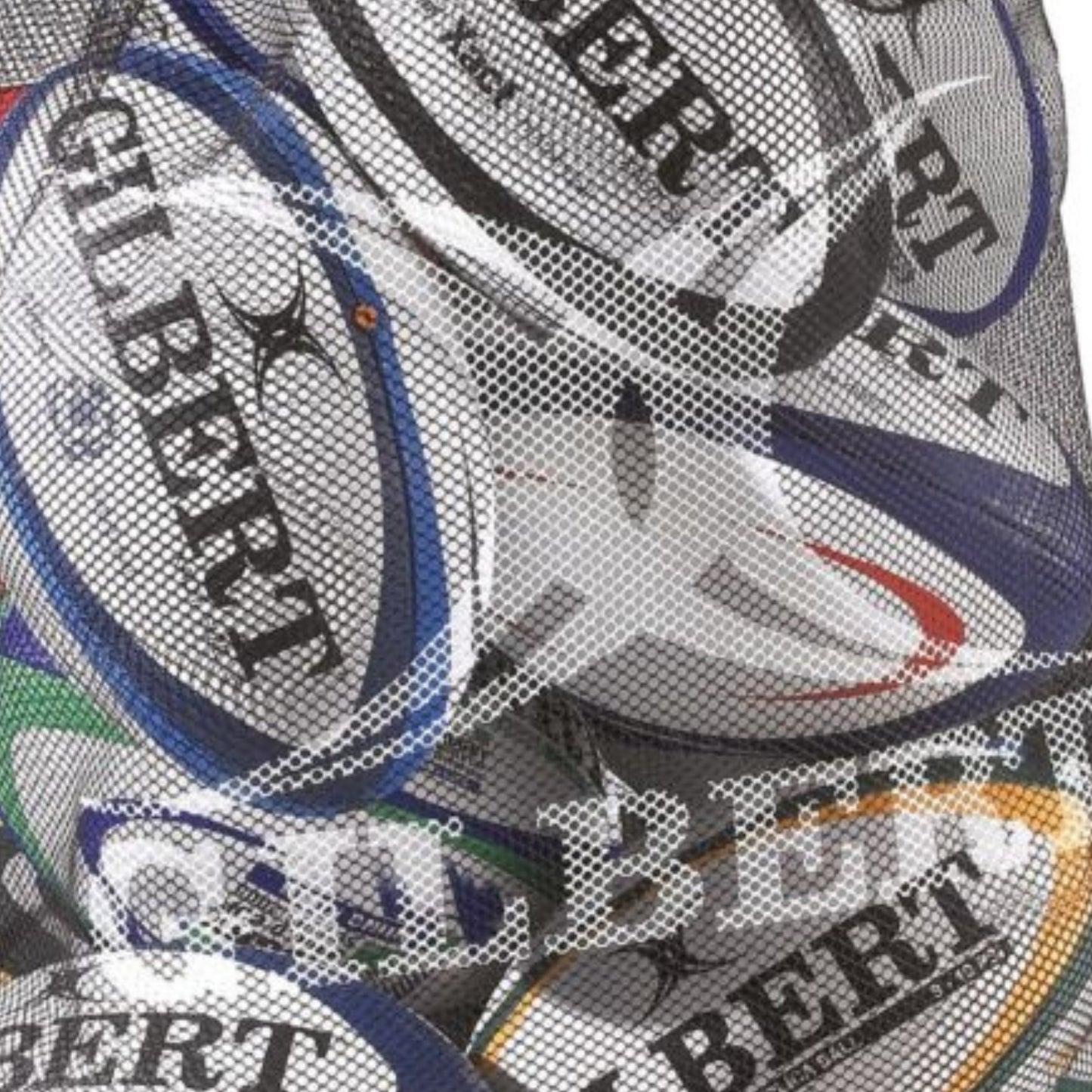 GILBERT BAG 12 BALL FINE MESH BLK