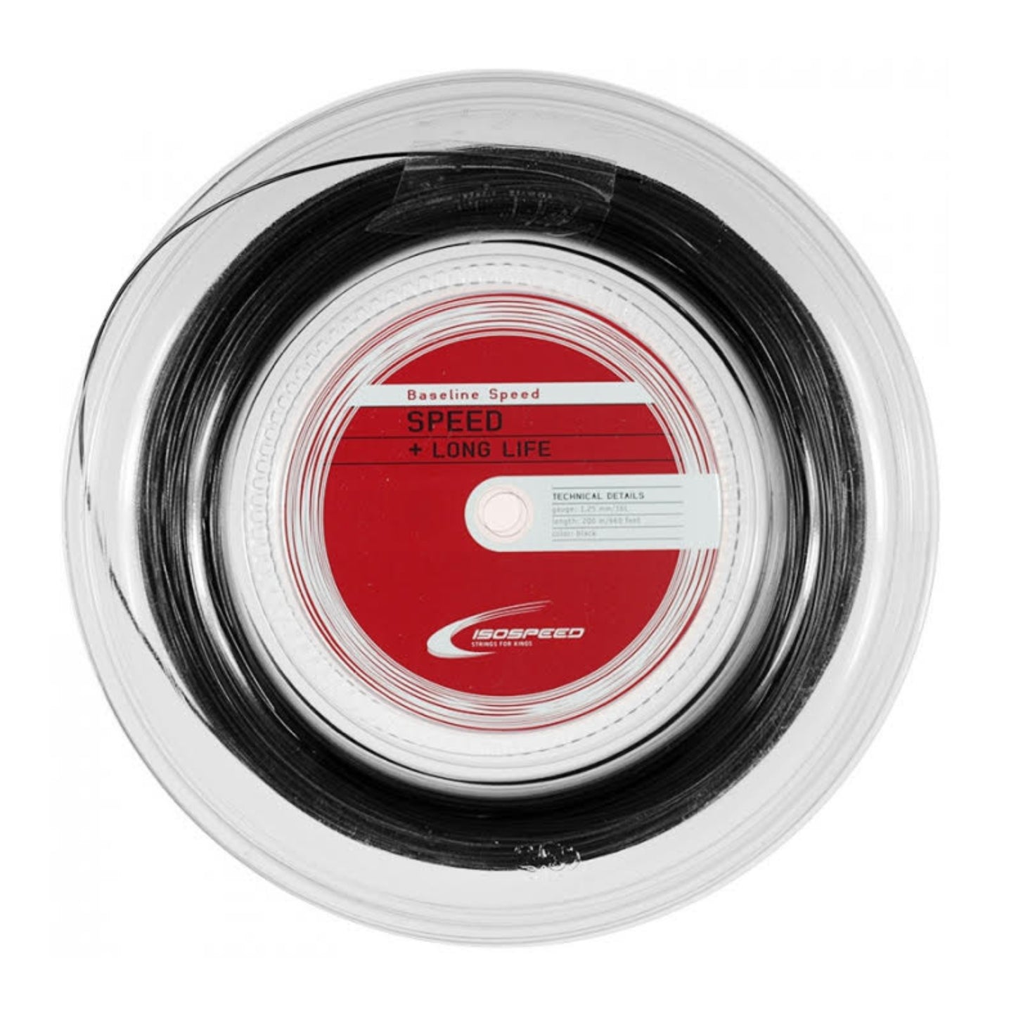 ISOSPEED STRING BASELINE SPEED BLK 16L 1.25MM REEL