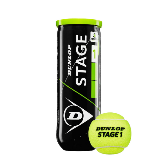 DUNLOP BALL TENNIS STAGE 1 GREEN / CAN (3)