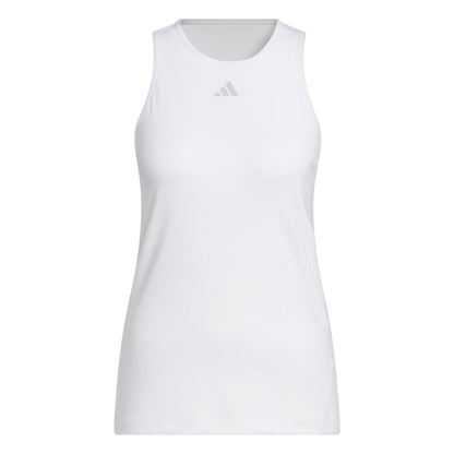 White Adidas tank top on a white background