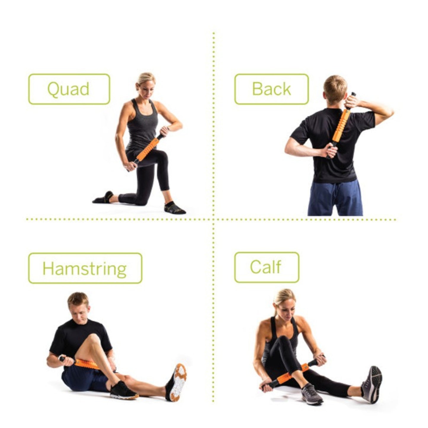 TRIGGER POINT ROLLER FOAM GRID STK HAND-HELD ORG