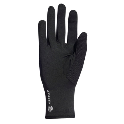 Black glove with brand logo on a white background