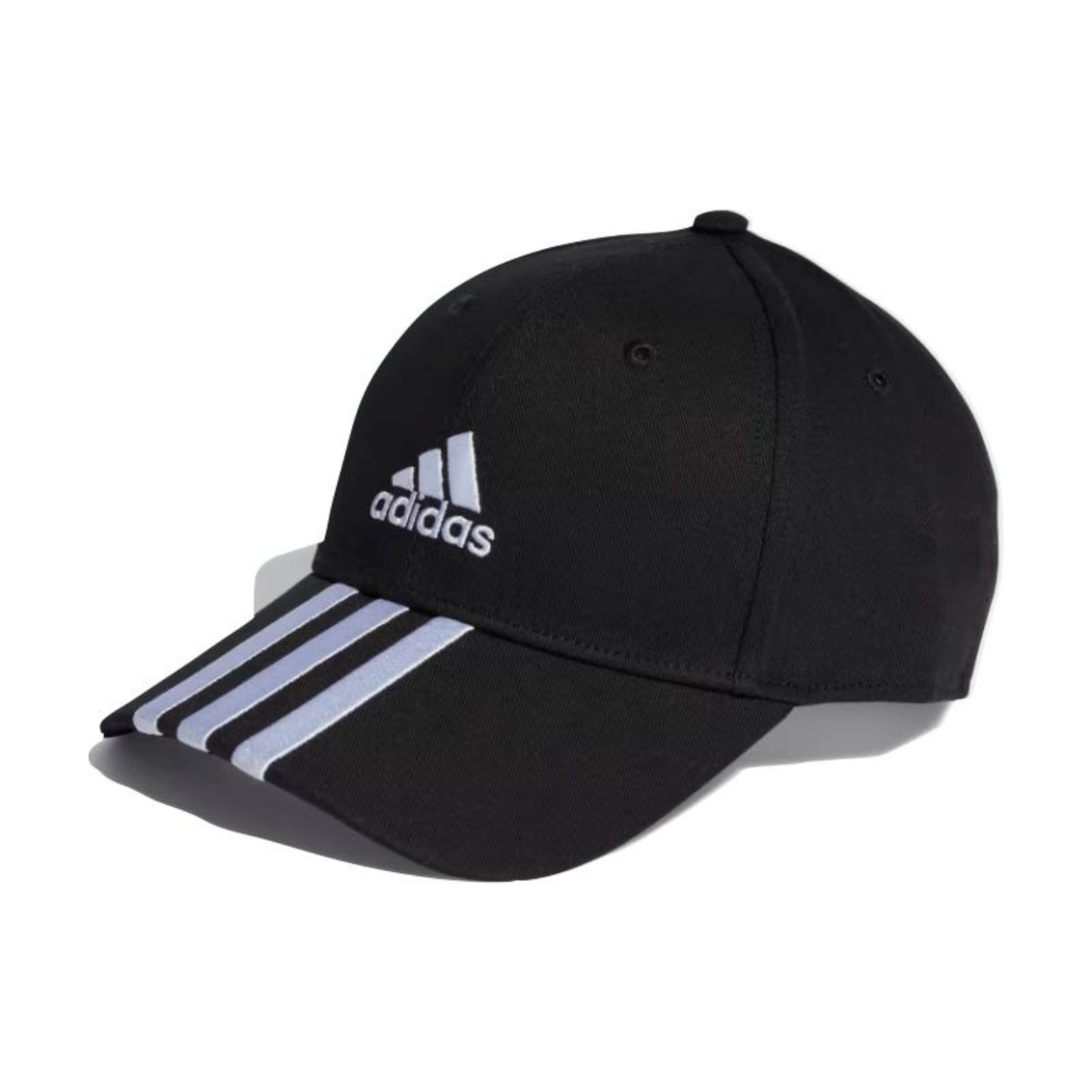 ADIDAS CAP 3 STRIPE COTTON TWILL BLACK (SS24)