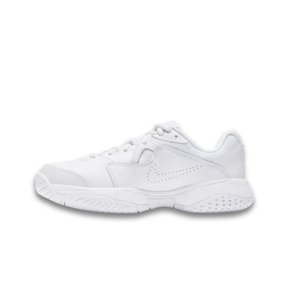 NIKE SHOE COURT LITE 2 KID WHITE/METALLIC SILVER (SS26)