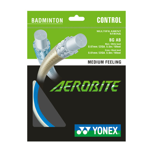 YONEX STRING BMT AEROBITE 22G WHT/BLU SET