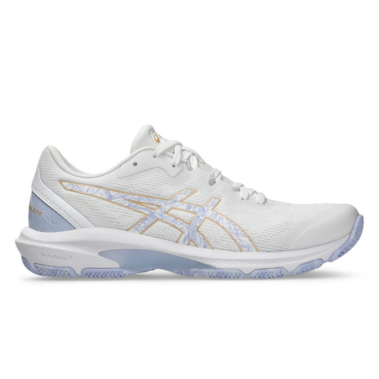 ASICS SHOE NETBURNER SHIELD FF WN WHITE/BLUE FADE (AW25)