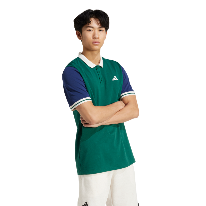 ADIDAS SHIRT POLO HERITAGE MN COLLEGIATE GREEN (SS25)