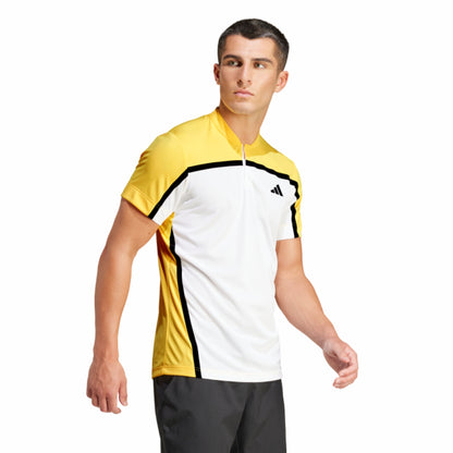ADIDAS SHIRT POLO PRO HEAT READY FREELIFT MN WHITE/SPARK (SS24)