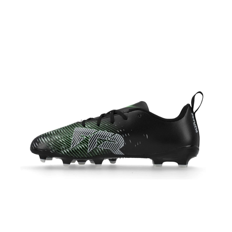 PUMA BOOT FUTURE 8 PLAY KID FG/AG BLACK/GRAY/FLUO GREEN (SS25)