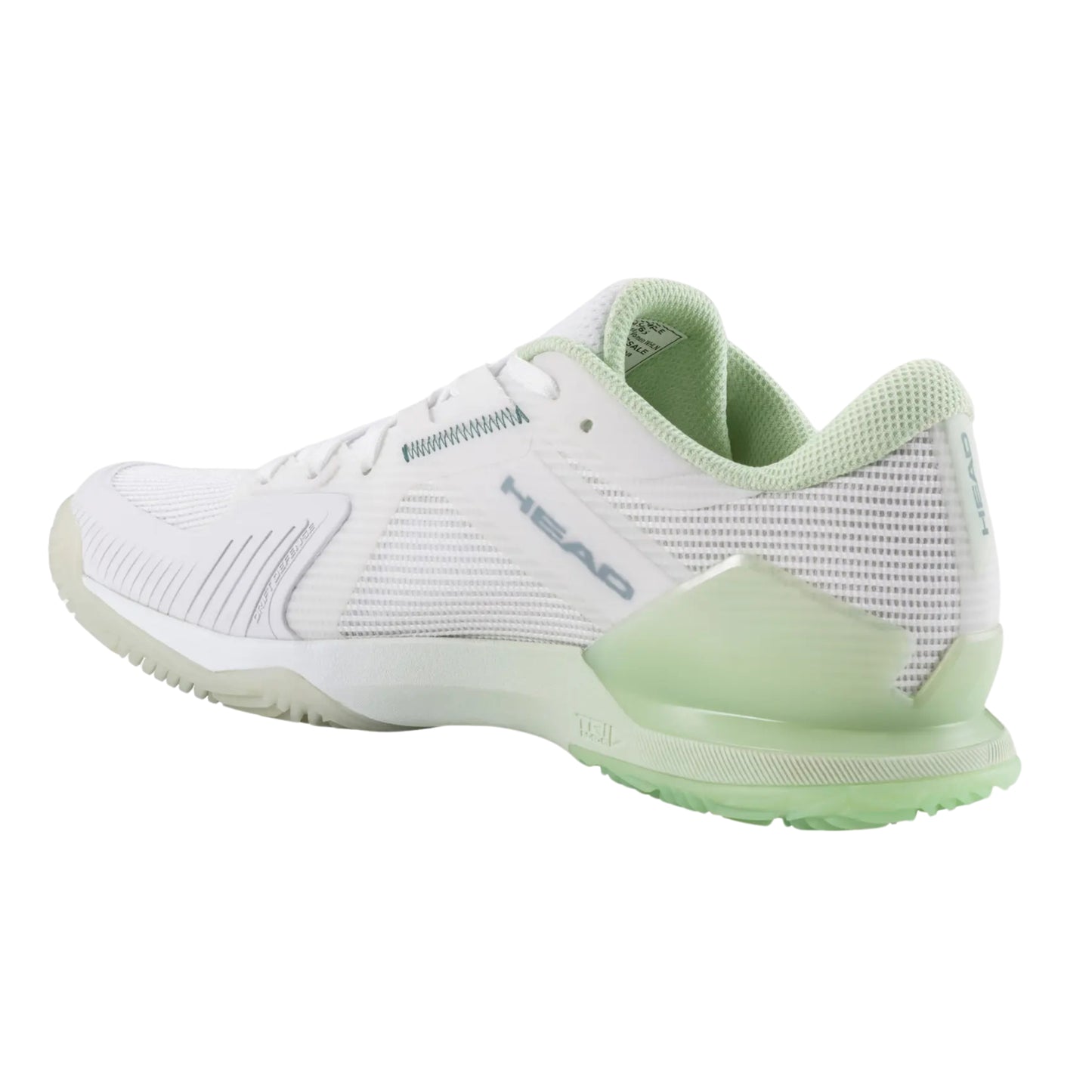 HEAD SHOE SPRINT PRO 4.0 PADEL WN WHITE/LIGHT GREEN (AW25)
