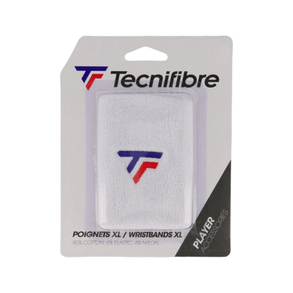 TECNIFIBRE WRISTBAND XL WHITE (23)