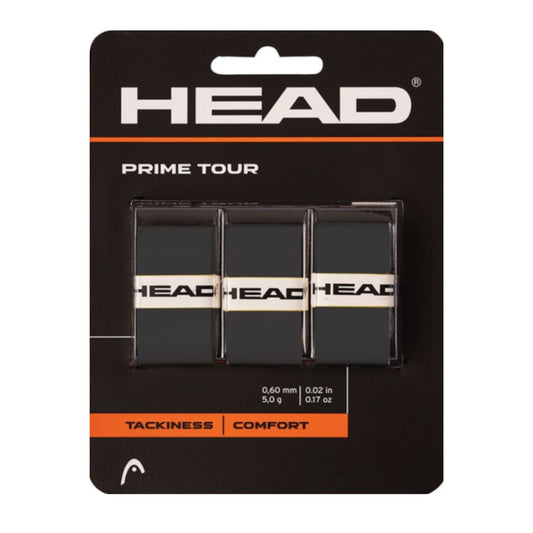 HEAD Prime Tour tennis racket grip packaging on a white background