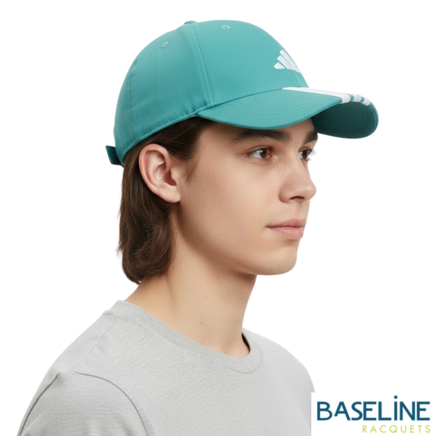 ADIDAS CAP 3-STRIPES NEW LOGO POWER TEAL/WHITE (AW25)
