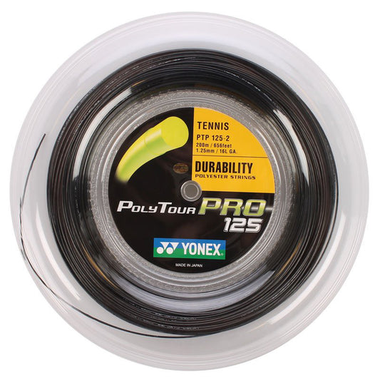YONEX STRING POLYTOUR PRO 1.25MM 16G GRY REEL
