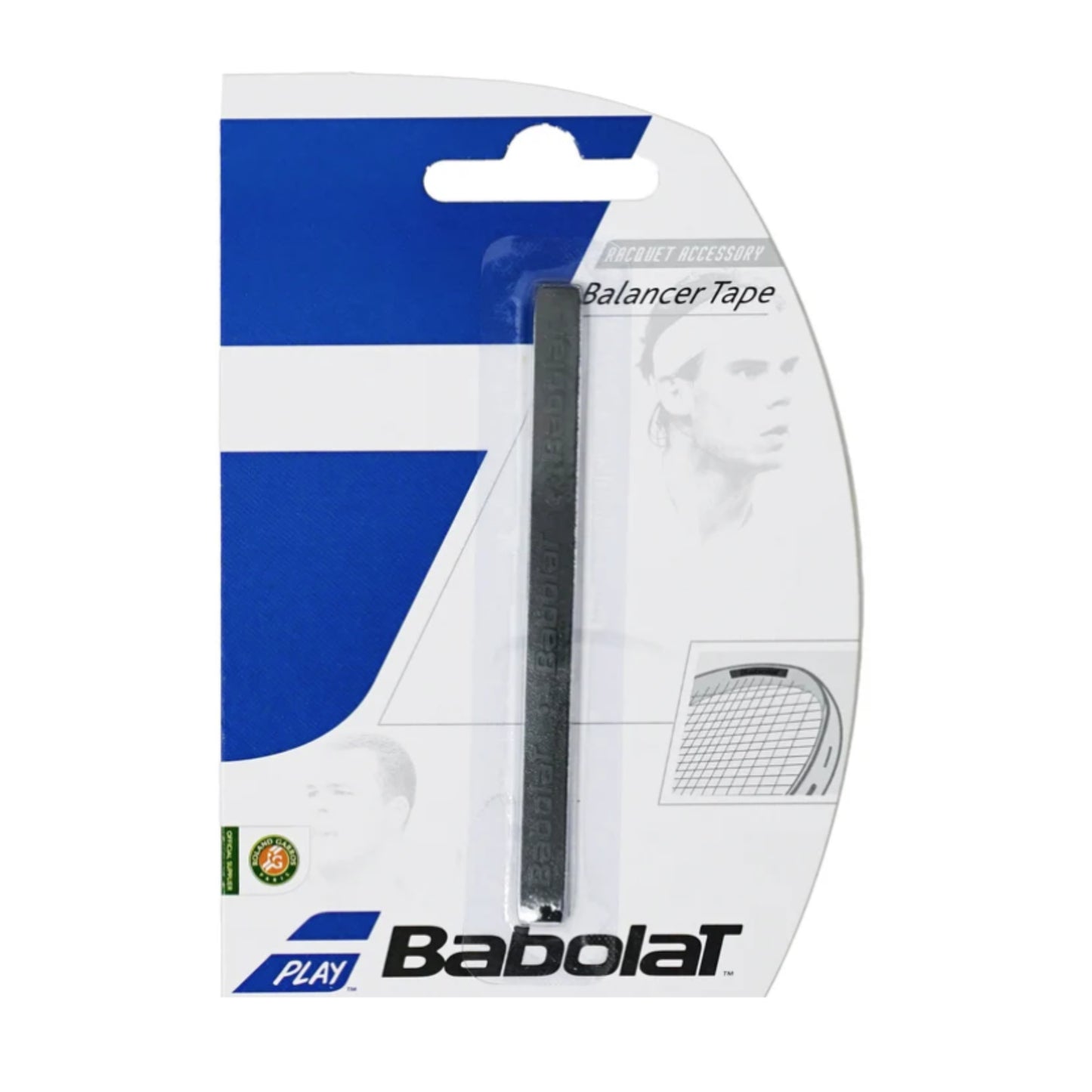 Babolat tennis racket lead tape packaging on a white background