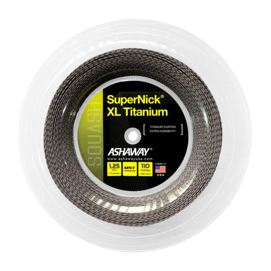 ASHAWAY STRING SQ SUPERNICK XL TIT 17G 1.25MM REEL