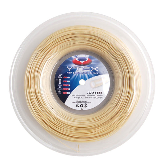 YTEX STRING PRO-FEEL NATURAL 16L 1.27MM REEL