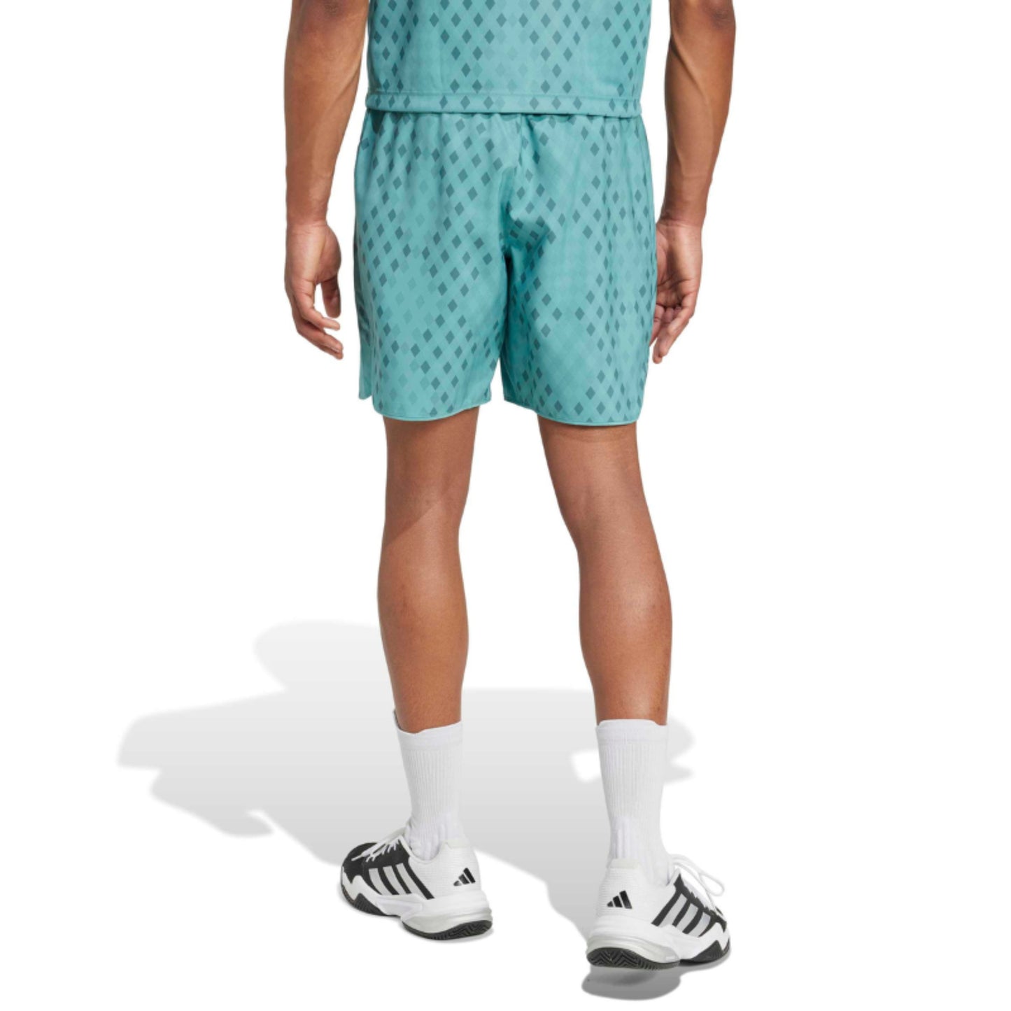 ADIDAS SHORT CLUB CLIMACOOL GRAPHIC 7INCH MN POWER TEAL/PRELOVED TEAL (AW25)