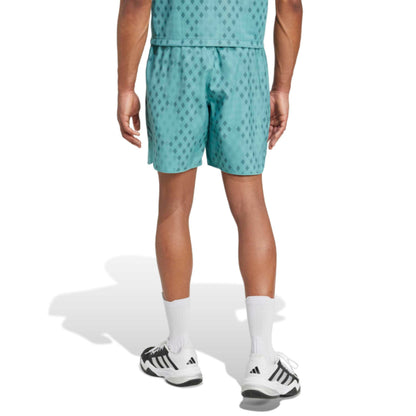 ADIDAS SHORT CLUB CLIMACOOL GRAPHIC 7INCH MN POWER TEAL/PRELOVED TEAL (AW25)
