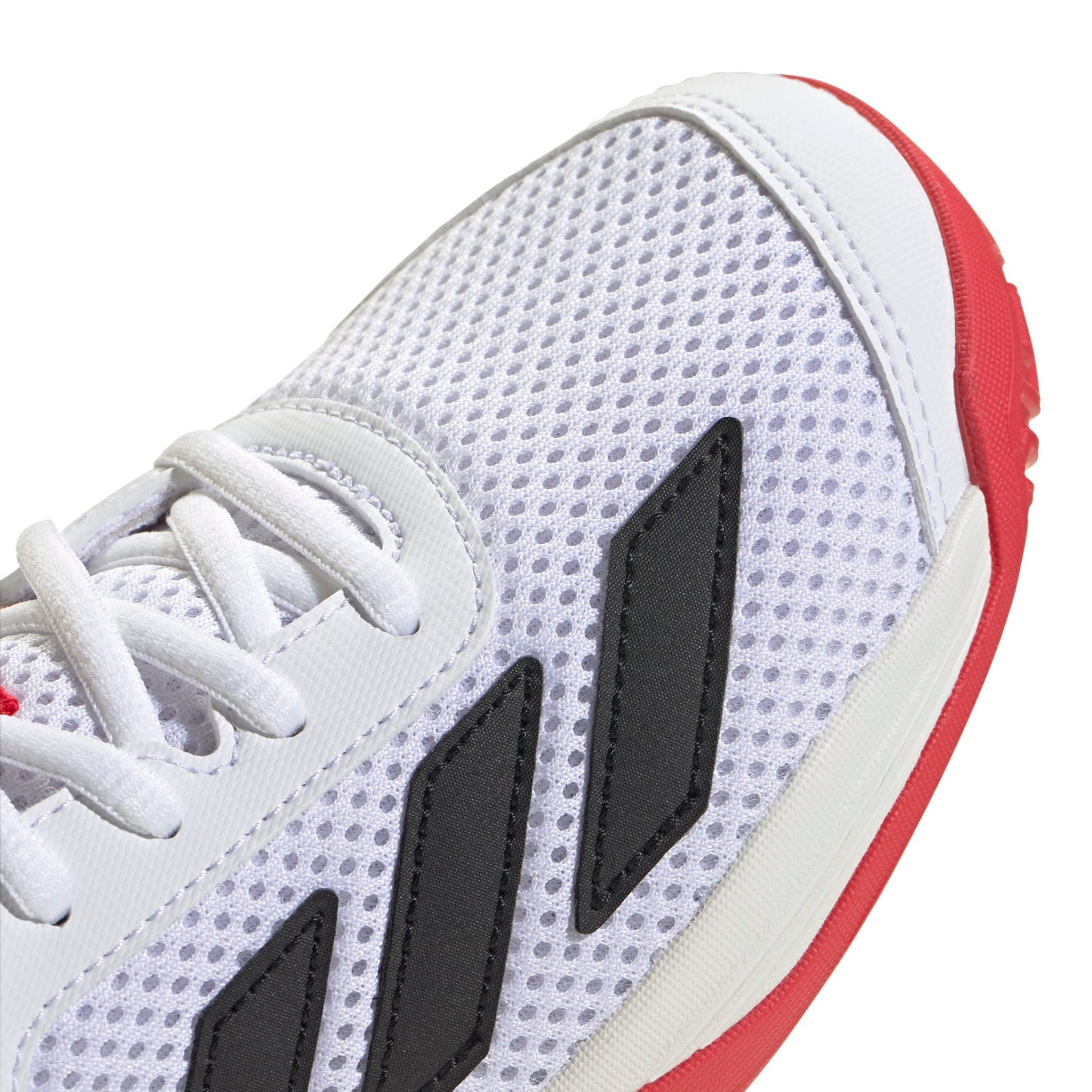 ADIDAS SHOE COURTFLASH KID CLOUD WHITE/LUCID RED (SS25)