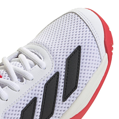 ADIDAS SHOE COURTFLASH KID CLOUD WHITE/LUCID RED (SS25)