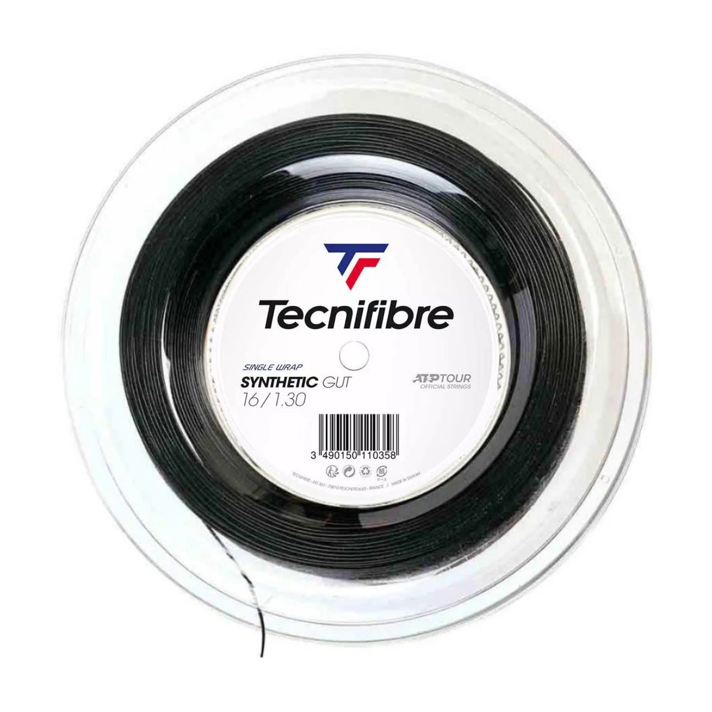 TECNIFIBRE STRING SYN GUT 1.30MM 16G BLK REEL