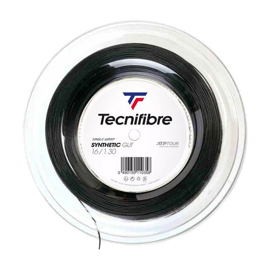 TECNIFIBRE STRING SYN GUT 1.30MM 16G BLK REEL