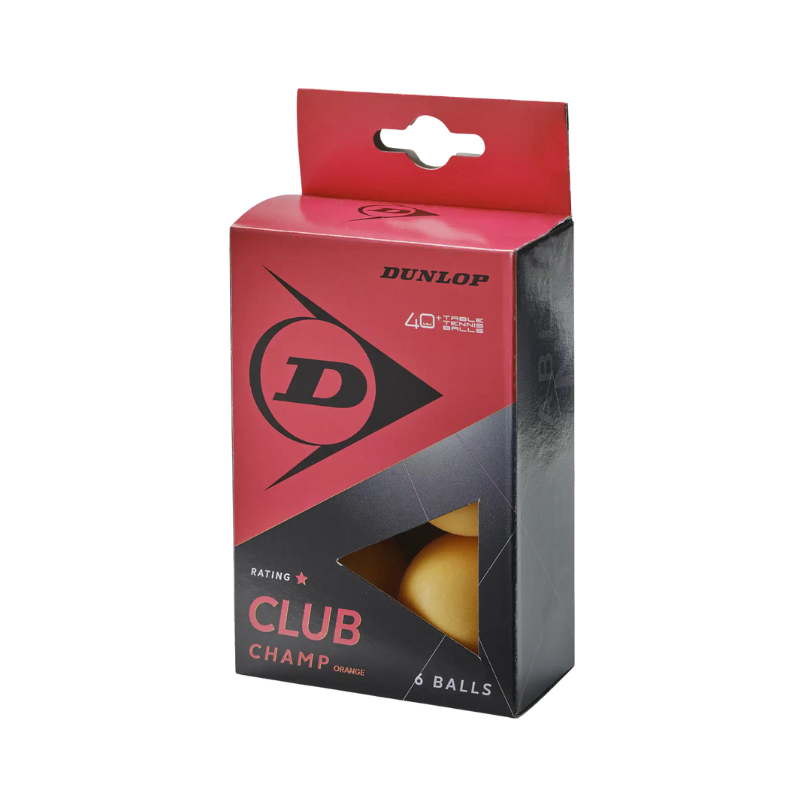 DUNLOP BALL TABLE TENNIS CLUB CHAMP 40+ ORG (6)