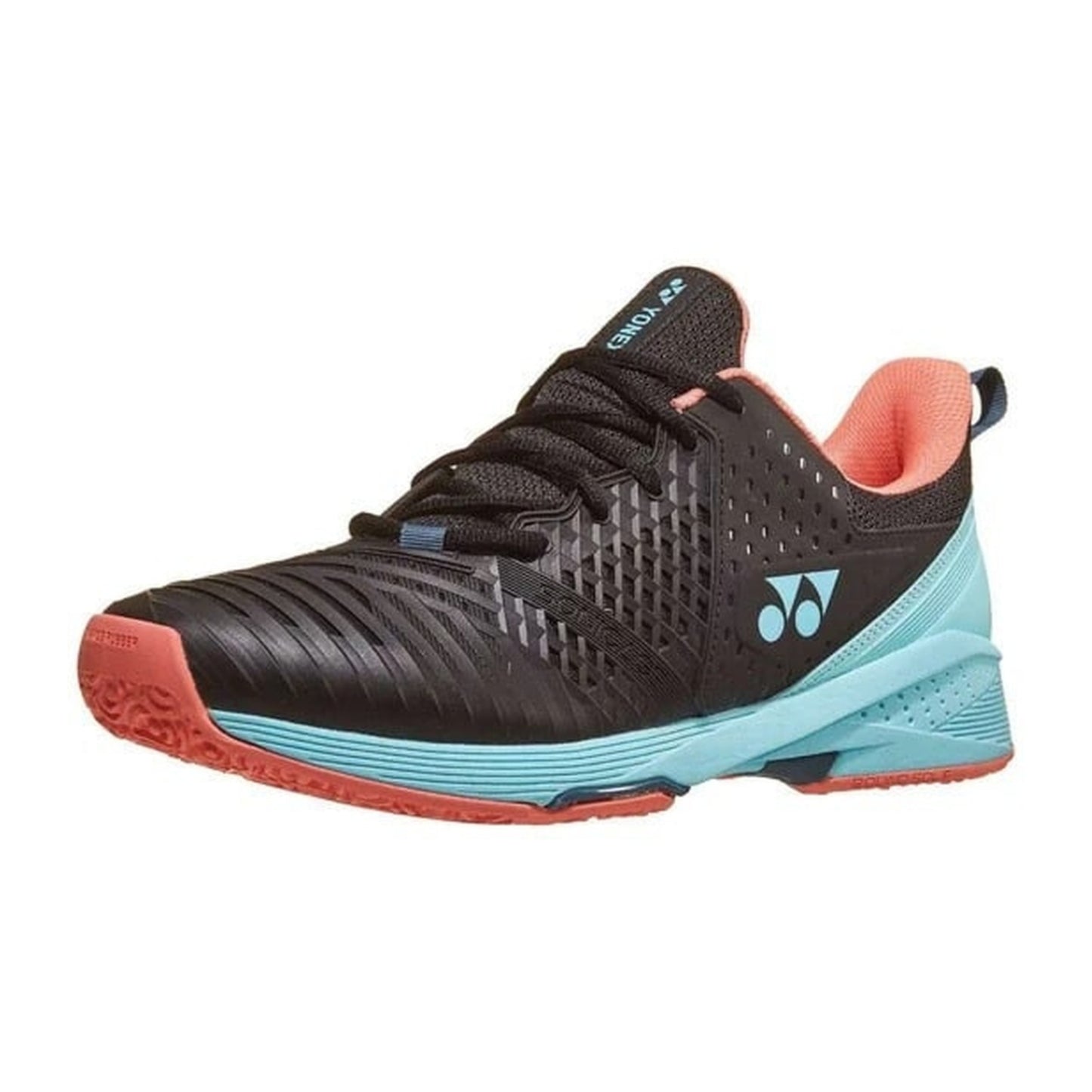YONEX SHOE SONICAGE 3 CLAY MN BLACK/SKY BLUE (AW25)