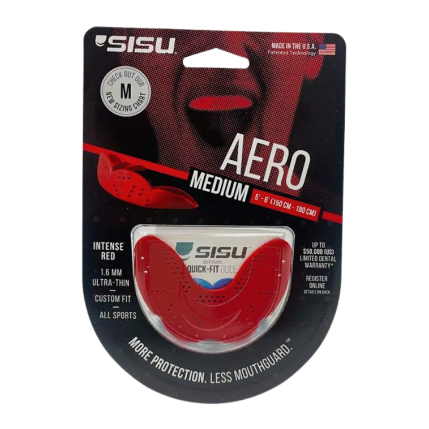 SISU MOUTHGUARD AERO SNR 1.6MM MEDIUM ASSORTED