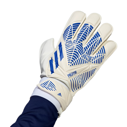 ADIDAS GLOVE SOCCER GOALKEEPER PREDATOR WHT/BLU