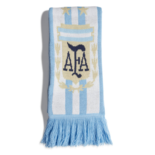 Scarf with Argentina national football team logo on a white background