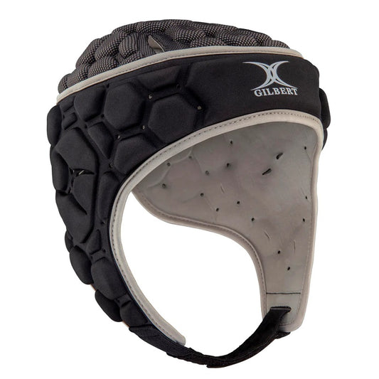 GILBERT HEADGUARD RUGBY FALCON 200 SNR BLK/SLV