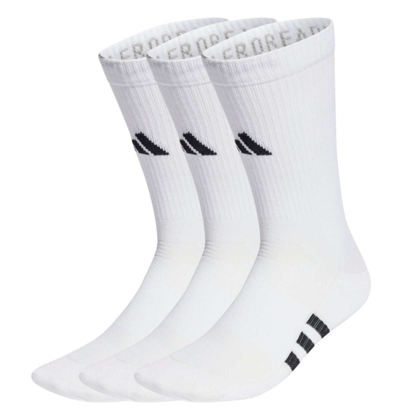 ADIDAS SOCK PERFORMANCE CREW LIGHT WHITE (3) (AW24)