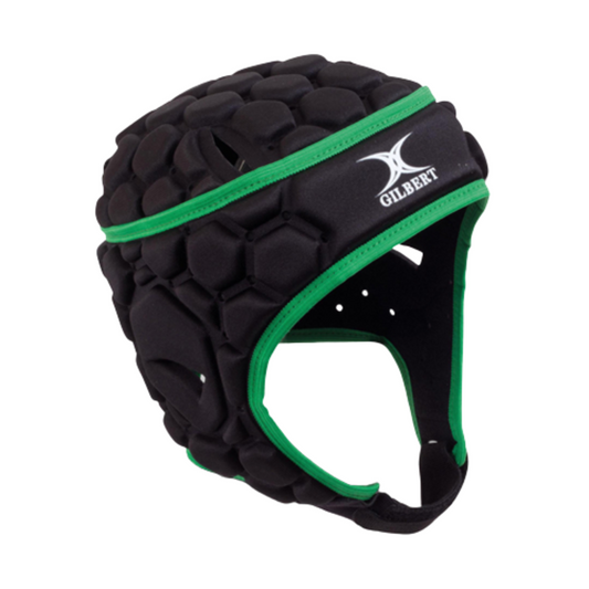 GILBERT HEADGUARD RUGBY ATTACK JNR BLK/GRN