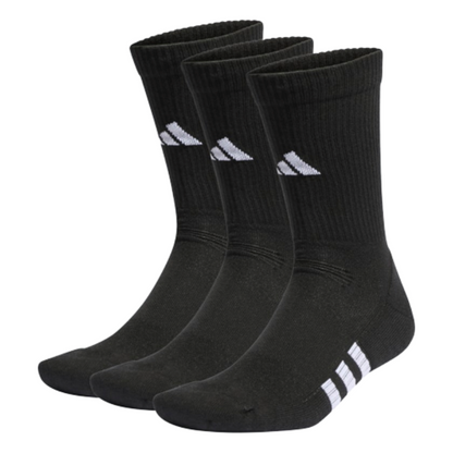 ADIDAS SOCK PERFORMANCE CREW CUSHIONED BLK (3) (SS23)