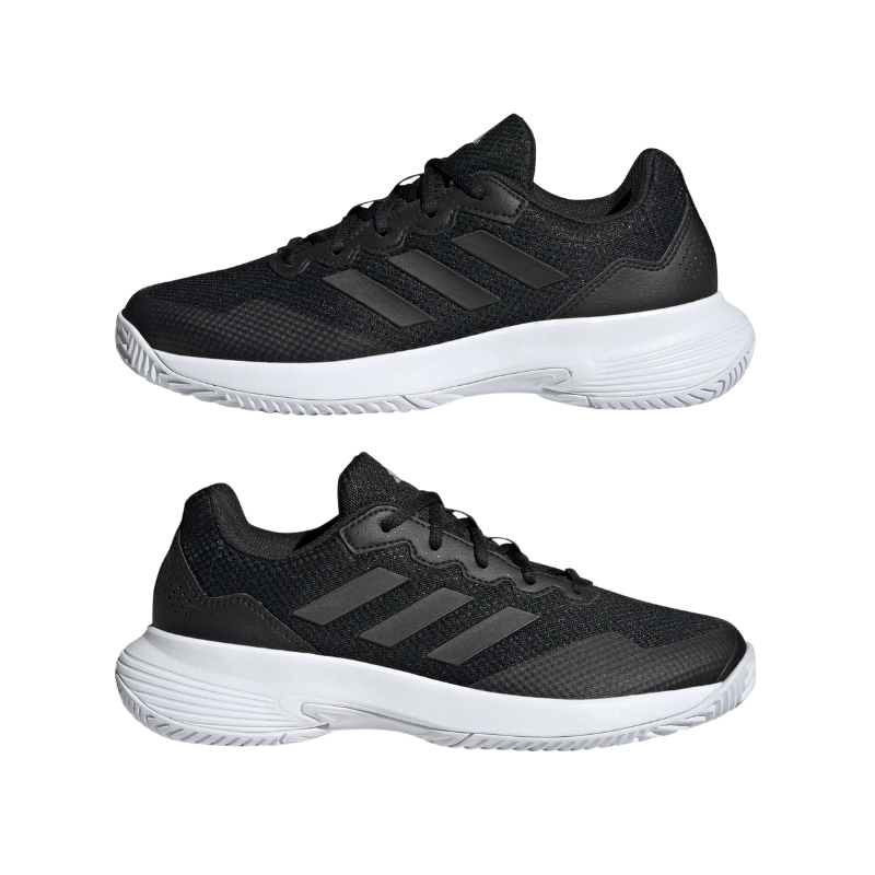 ADIDAS SHOE GAME COURT 2 WN CORE BLACK/SILVER METALLIC (SS25)