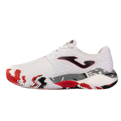 JOMA SHOE PADEL SMASH A1 MN WHITE/BLACK/RED (AW24)