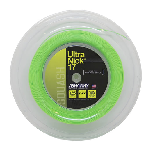 ASHAWAY STRING SQ ULTRANICK 17G 1.25MM GRN REEL