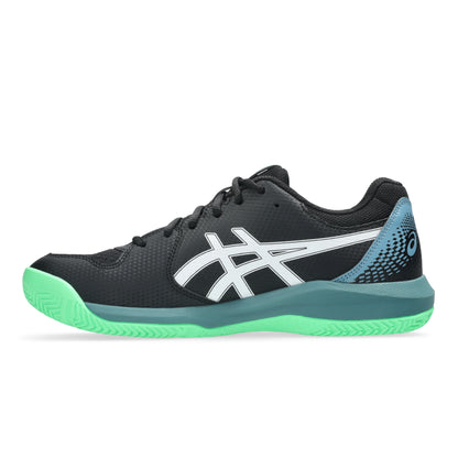 ASICS SHOE G-DEDICATE 8 PADEL MN BLACK/VITAL GREEN (SS26)