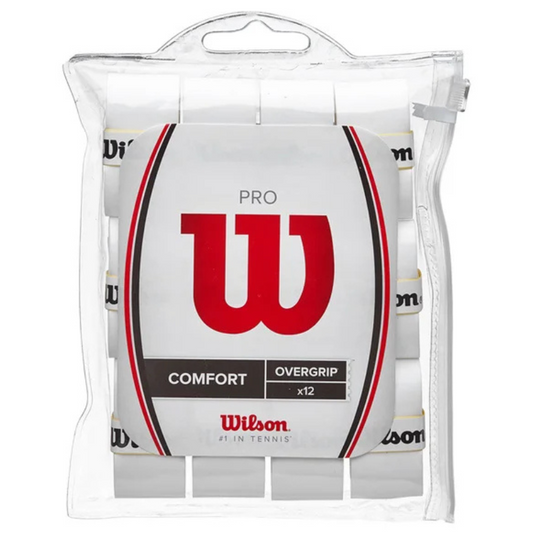 WILSON GRIP OVERGRIP PRO WHITE (12)
