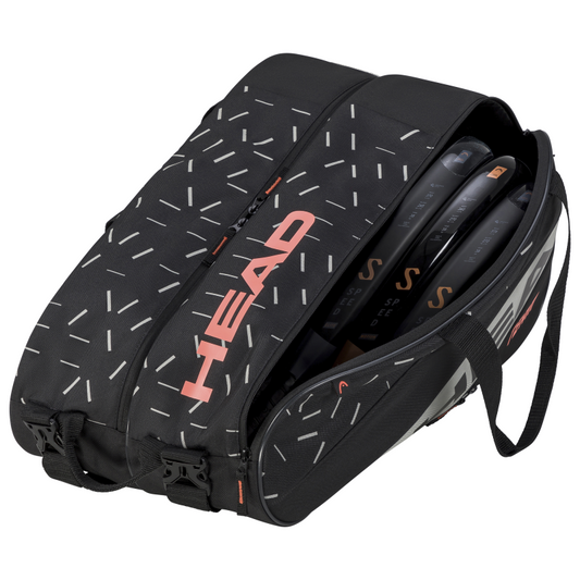 HEAD BAG PADEL TEAM LRG BLACK/CORAL