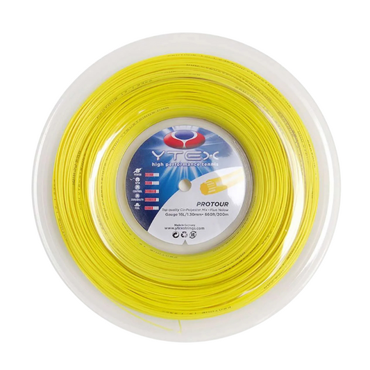 YTEX STRING PROTOUR FLU YEL 16L 1.30MM REEL