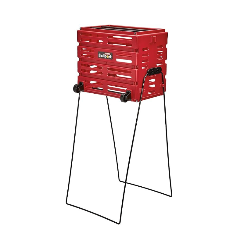 TOURNA BALLPORT DELUXE W/WHEELS RED