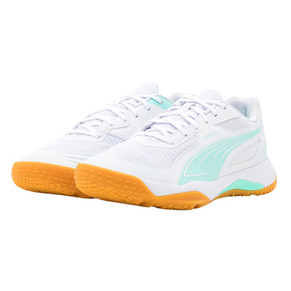 PUMA SHOE INDOOR SOLARFLASH III WN WHITE/PEPPERMINT (AW24)