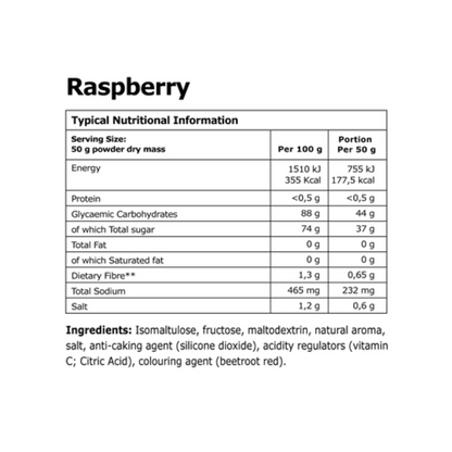 32GI ENDURE RASPBERRY SACHET 50G