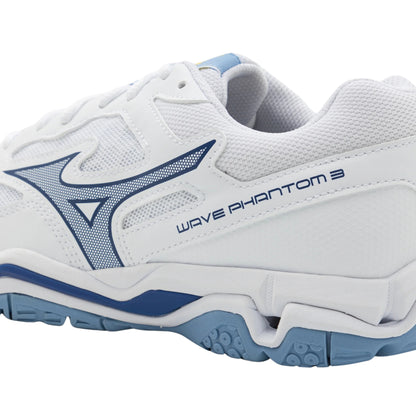 MIZUNO SHOE WAVE PHANTOM 3 UNI WHITE/BELLWETHER BLUE (SS25)