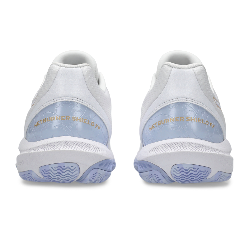 ASICS SHOE NETBURNER SHIELD FF WN WHITE/BLUE FADE (AW25)